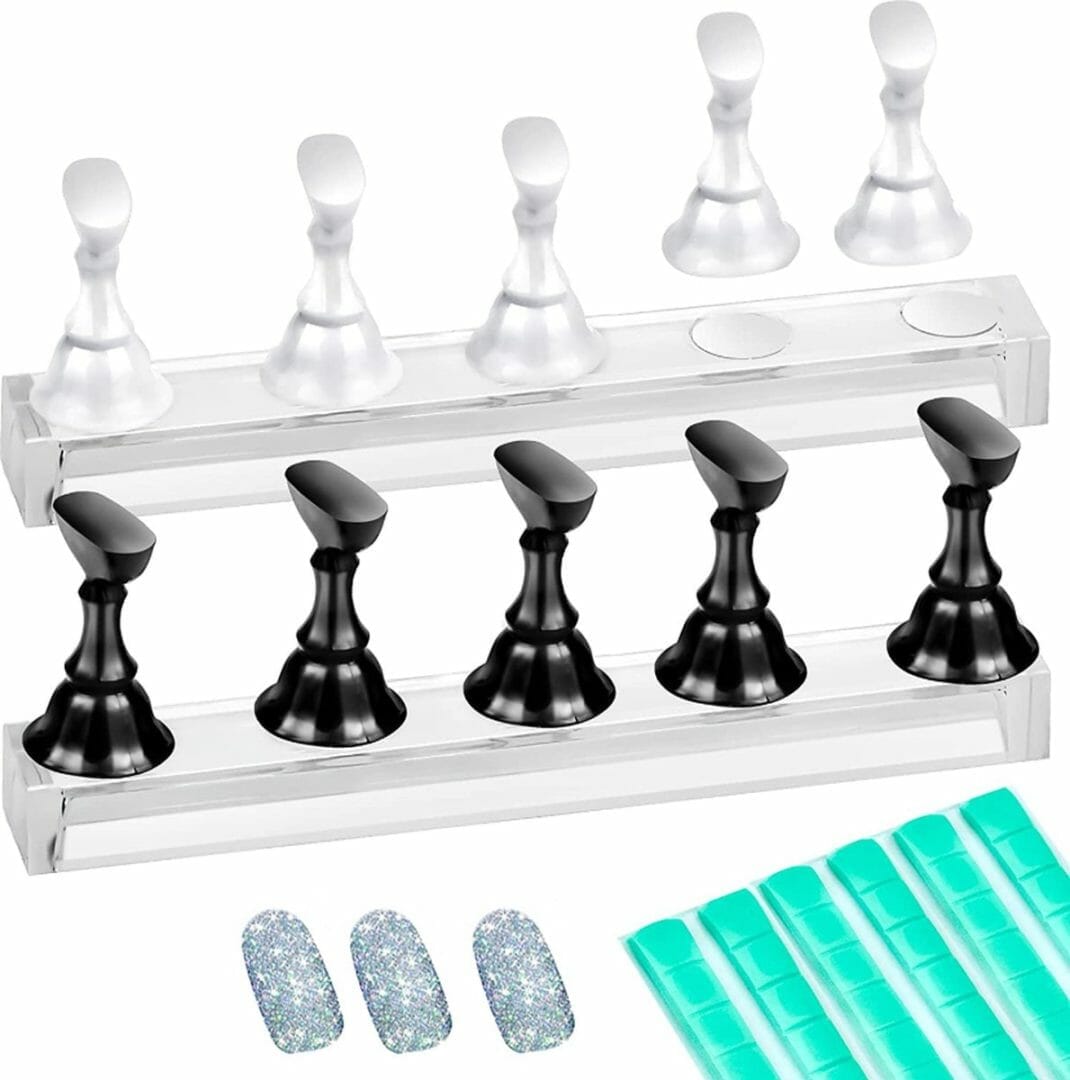 Nailtrainer Oefenhand Voor Nagels 12 Delige Set Acryl Nagels