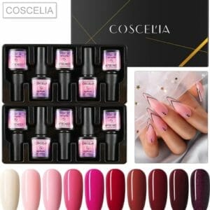 10 kleuren Gellak - Gel Nagellak - Gellakset - Nagelset - Manicureset - 10 kleuren Gel Polish - Gelnagels - Nagellak - Gelnagel kit