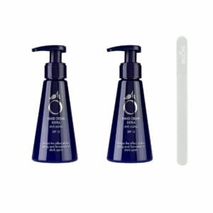 2-Pack Herome Hand Cream Extra Anti Ageing Met Gratis Glass Nail File Travelsize (t.w.v. EUR11.83) - Handcrème Voor De Rijpere Huid Met Handige Pomp - 2*120ml.