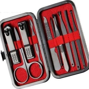 2 sets nagelknipper Beauty Nail Manicure Tool (rood)-Rood