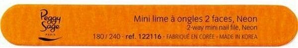 2-weg Mini Nagelvijl 180/240 oranje 1pc