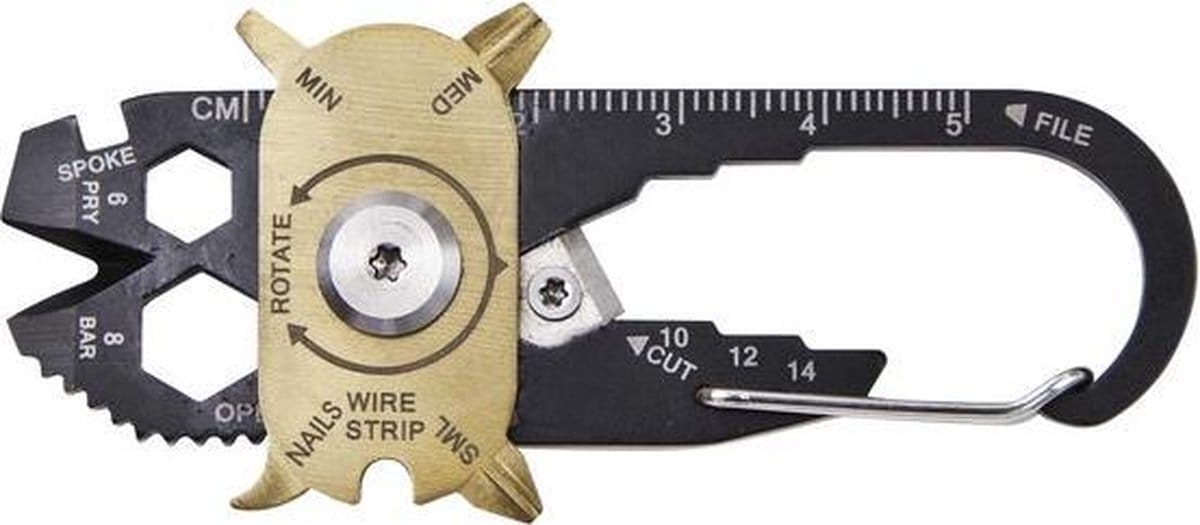 20-in-1 multitool - sleutelhanger 20-in-1 multitool - sleutelhanger