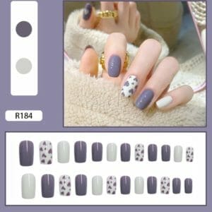 24 Stuks Nepnagels - Kunstnagels Nail Art - Plak Nagels - Multicolor