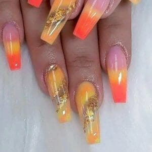 24 stuks gekleurde kunstnagels - nepnagels - plaknagels