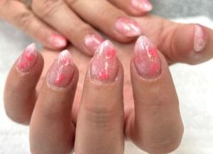 3 nieuwe tips voor roze gelnagels met glitter! 275913258 1553292748372885 9010691066768211100 n