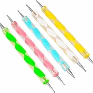 2st - Druppelpennen Nail art - 5 Stuks - Nail art tool - Heble - dagaanbieding - aanbiedingen