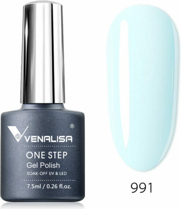 3-in-1 UV Gel Polish One Step Soak Off Gellak 991 Baby Blue Light