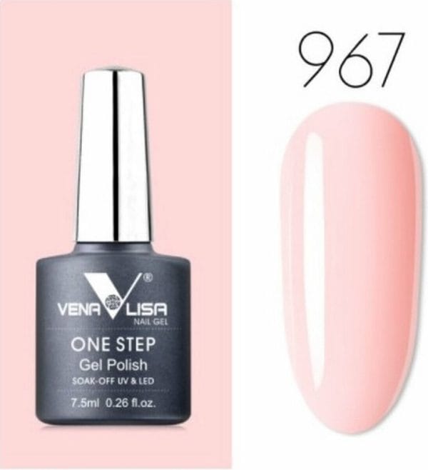 3-in-1 UV Gel Polish One Step Soak Off Gellak Pink-Soft 967