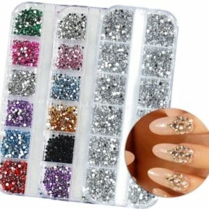 3000 Stuks Nail Art Kristal Strass