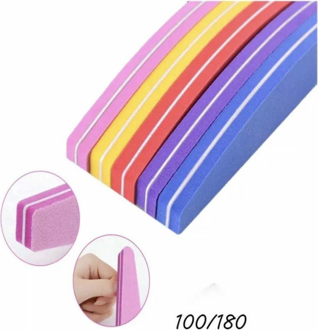 5x vijlen 100/180 grit i nagelbuffer i nagelvijl i polijstblok i polijstblok nagels i bufferblock i nail buffer i set van 5 i multicolor 5x vijlen 100/180 grit i nagelbuffer i nagelvijl i polijstblok i polijstblok nagels i bufferblock i nail buffer i set van 5 i multicolor