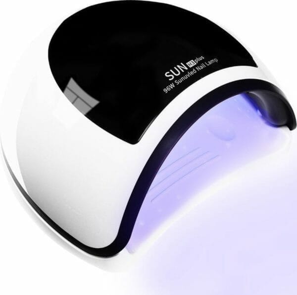 96w nageldroger sun h3 plus met uv led lamp nagels - gellak/gelnagels/gel nagellak droger - nagellamp / nagel lamp geschikt voor professioneel gebruik