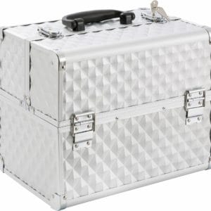 AREBOS Cosmeticakoffer Beauty Case Multikoffer 15 l Zilver