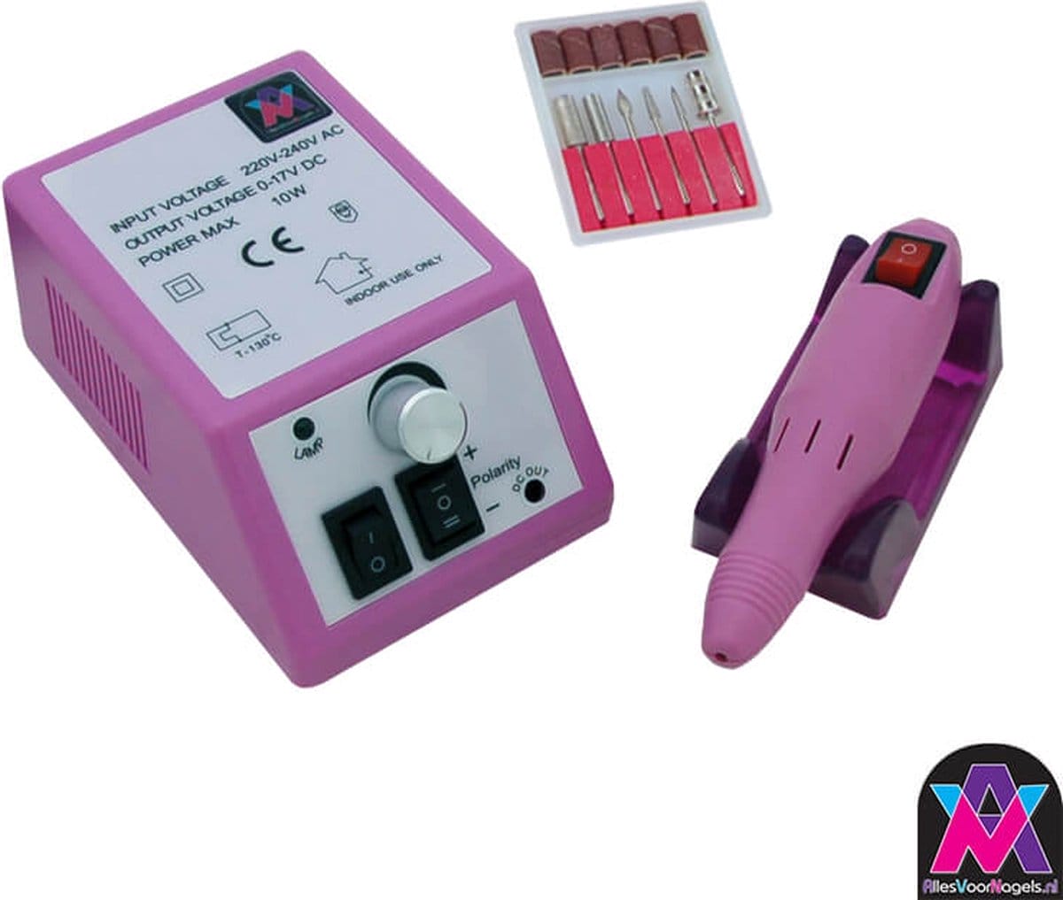 Avn elektrische nagelvijl manicure pedicure tool machine 6 bits, professionele nagelfrees machine set Avn elektrische nagelvijl manicure pedicure tool machine 6 bits, professionele nagelfrees machine set