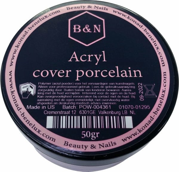 Acryl - cover porcelain - 50 gr | B&N - acrylpoeder