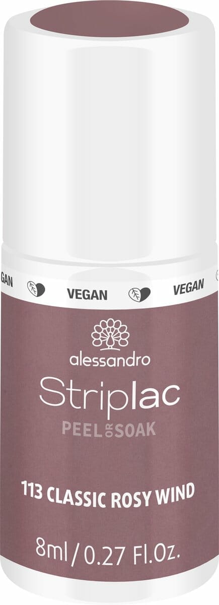 Alessandro striplac peel or soak - gellak - 113 classic rosy wind - 8 ml