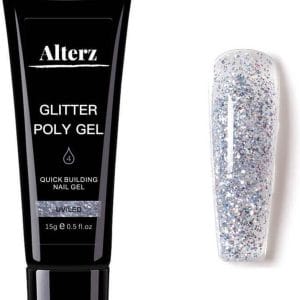 Alterz Polygel Glitter Icy - Polygel nagels - Polygel kleuren - Glitter - 15ml