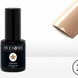 Awesome #14 Nude met heel fijne subtiele glitter Gelpolish - Gellak - Gel nagellak - UV & LED