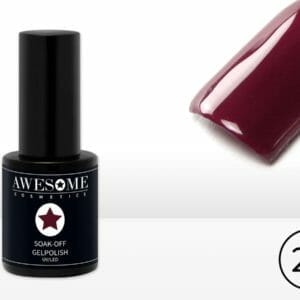 Awesome #28 Bordeaux Rood Gelpolish - Gellak - Gel nagellak - UV & LED