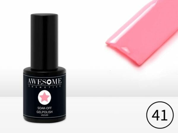 Awesome #41 baby roze gelpolish - gellak - gel nagellak - uv & led