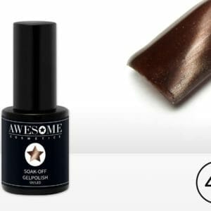 Awesome #43 Cat-Eye Chique Warm Bruin Magneet - Magnetic Gelpolish - Excl. Cat-Eye Magneet Stick - Gellak - Gel nagellak - UV & LED