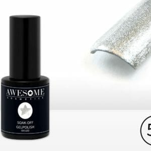 Awesome #58 Zilver Gelpolish - Gellak - Gel nagellak - UV & LED