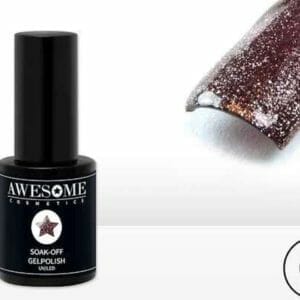 Awesome #61 Taupe-Brons-Paars Fijne Glitter Gelpolish - Gellak - Gel nagellak - UV & LED