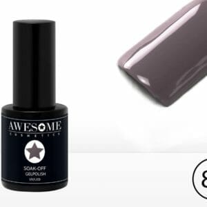 Awesome #80 Licht Taupe/Grijs-Paars Gelpolish - Gellak - Gel nagellak - UV & LED