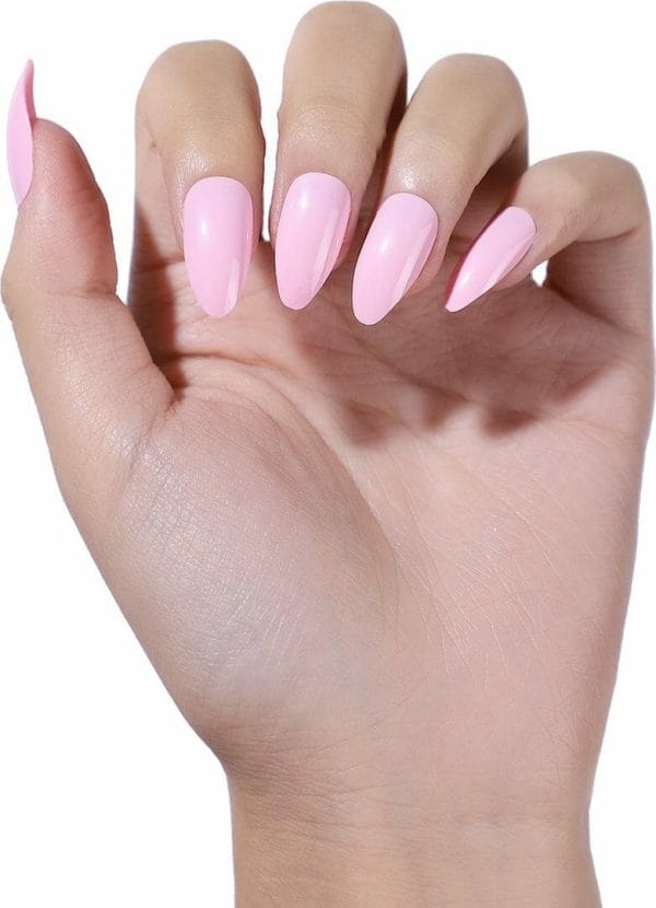 Baby girl - nail tabs - press on nails - nep nagels - plak nagels roze