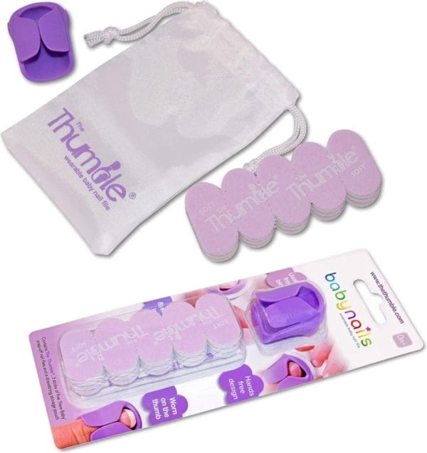 Baby nails nagelverzorging voor baby's, handvrije babyverzorgingsset voor pasgeborenen vanaf 0 maanden, cadeau-idee voor aanstaande moeders, standaard verpakking, 15 wegwerpvijlen