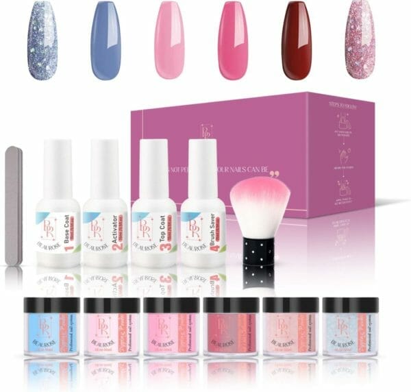 Beaurose dipping powder starters kit - dipping powder - dipping powder nails set - dip nagels - acryl nagels - dip nagels - nagel set