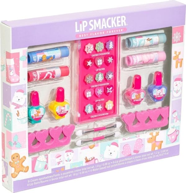 Beauty blockbuster 27-delig make-up set voor kinderen - all-in-one essentials voor gezicht lippen & nagels - ultieme creatieve look van je kinderen