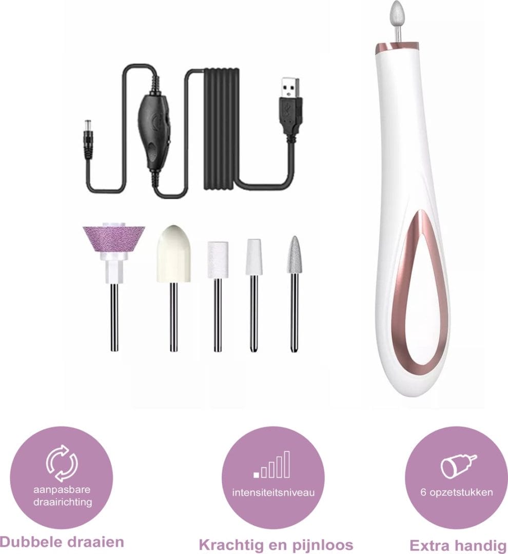 Beautyloves elektrische nagelvijl - manicure en pedicure set electrisch - elektrische nagelfrees Beautyloves elektrische nagelvijl - manicure en pedicure set electrisch - elektrische nagelfrees