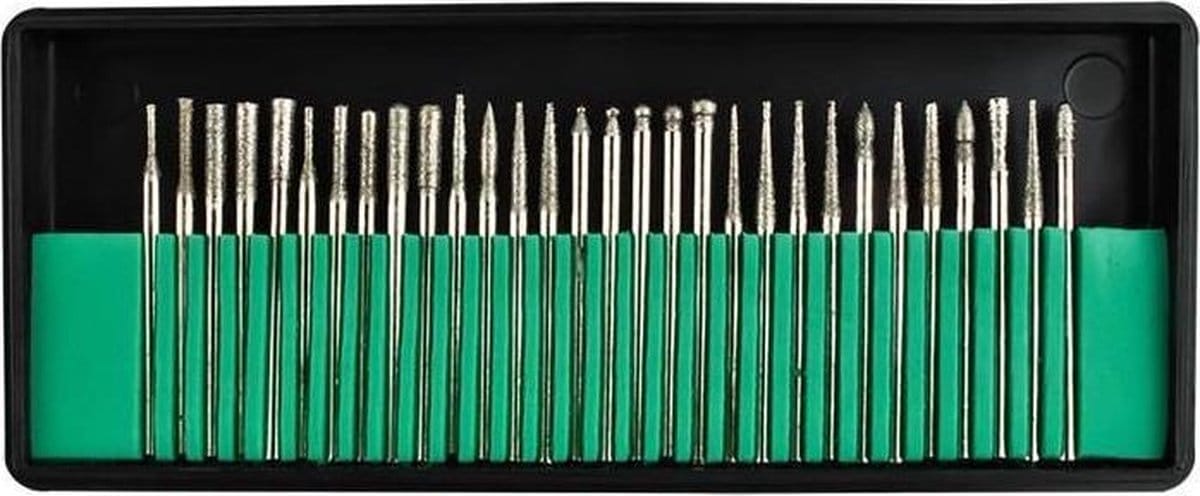 Beautylushh diamond nail cutter set 30-delig Beautylushh diamond nail cutter set 30-delig