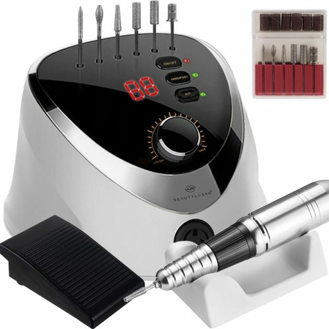 Beautylushh Professionele Nagelfrees Set 68 Watt Inclusief Freesjes