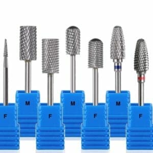 Bitjes Nagelfrees - 7 stuks - Bitjes - Bitset - Bitjes nagelfrees - Bitjes nagelfrees Tungsten - Nagelbitjes - Opzetstukken nagelfrees - Tungsten frees - Bitjes nagelvijl - Nagelfrees bitjes - Tungsten nagelfrees bitjes - Tungsten bits - Bitjes set