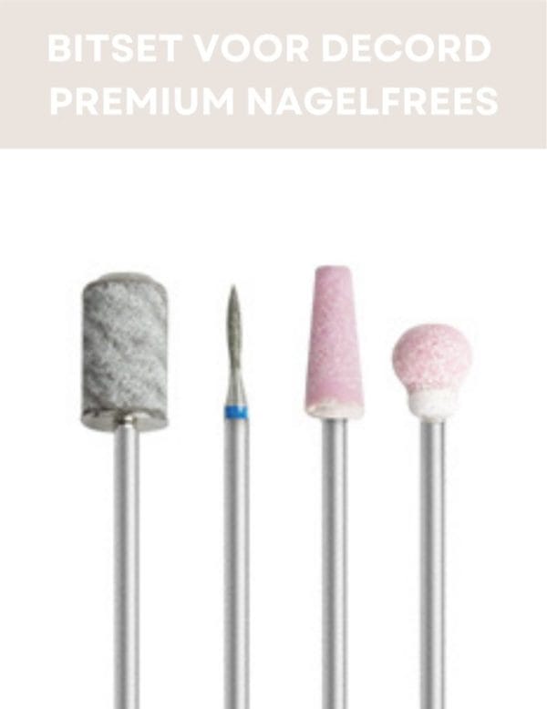 Bitset voor decord premium nagelfrees - magnetisch