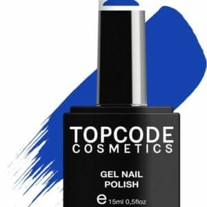 Blauwe Gellak van TOPCODE Cosmetics - Midnight Blue - #TCKE04 - 15 ml - Gel nagellak Nagellak Blauw Gellak blauw gellac