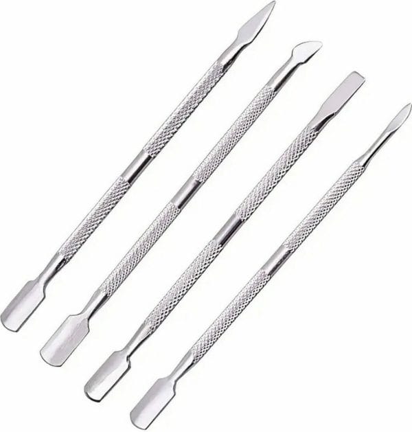 Bokkenpootje nagels set 4 stuks - verzorgingset -schraper - cuticle pusher - dead skin remover for manicure and nail art - clean and care for healthy nails