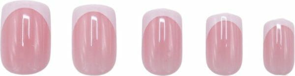 Boozyshop ® nepnagels french manicure - plaknagels wit & roze - 24 stuks - kunstnagels - press on nails - pink & white - nail art - plaknagels met lijm - french nails