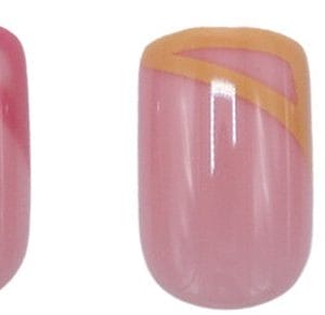 Boozyshop ® Nepnagels Multicolor - Plaknagels Triangle - 24 Stuks - Kunstnagels - Press On Nails - Manicure - Nail Art - Plaknagels met Lijm - French Nails
