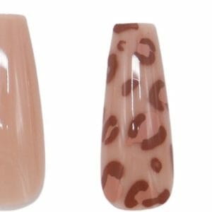 Boozyshop ® Nepnagels Panther - Plaknagels Panterprint - 24 Stuks - Kunstnagels - Press On Nails - Manicure - Nail Art - Plaknagels met Lijm - French Nails