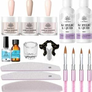 Born Pretty - Acrylpoeder set - Acrylpoeder - Acryl liquid - Acryl - Monomer - Acryl nagels starterspakket - Acrylpoeder transparant - Acrylpoeder wit - Acrylpoeder roze - Acrylic powder - Acrylic nail kit - Acryl set - Acryl vloeistof - Acryl poeder