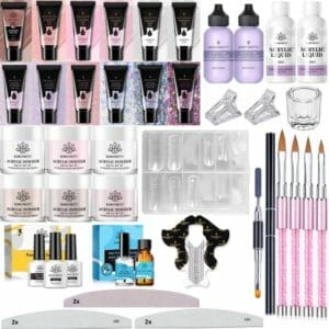 Born Pretty - Polygel en acrylpoeder set - Polygel nagels - Polygel Nagels Starterpakket - Polygel kit - Polygel kleuren - Polygel producten - Polygel set - Polygel starters kit - Acrylpoeder set - Acrylpoeder - Acryl liquid - Acryl - Acryl nagels st