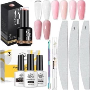 Born Pretty - Rubber base - 1 stuk - Rubberbase - Rubber base gellak - Rubber base coat - Rubber base gel - Rubber base coat gel - Rubberbase set - Rubber base set - Rubber base starterset