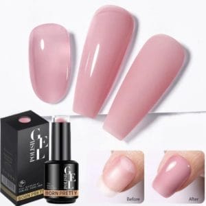 Born Pretty - Rubber base - 1 stuk - Rubberbase - Rubber base gellak - Rubber base coat - Rubber base gel - Rubber base coat gel - Rubberbase set - Rubber base set