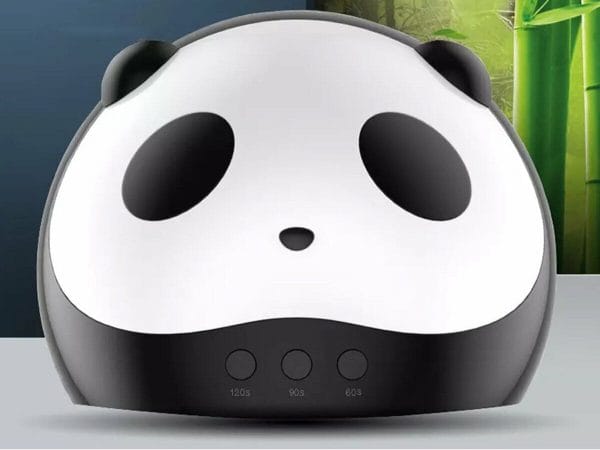 Borvat® | Nageldroger Panda | Professionele nagellamp 36W | Nagellak droger XL | Met infrarood sensor | Gellamp nagels 36 watt | USB | Met timer | UV lamp | 18 LED's