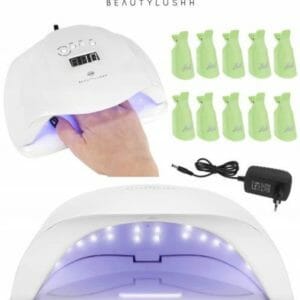 Borvat® | Nageldroger UV lamp met bewegingssensor | Perfect voor Manicure | Met 24 Dual LED Lampen