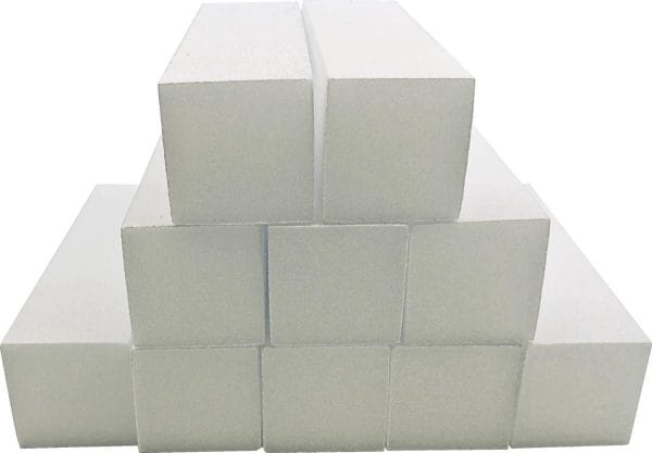 Bufferblokken wit set van 10 stuks - Voor acryl of gelnagels