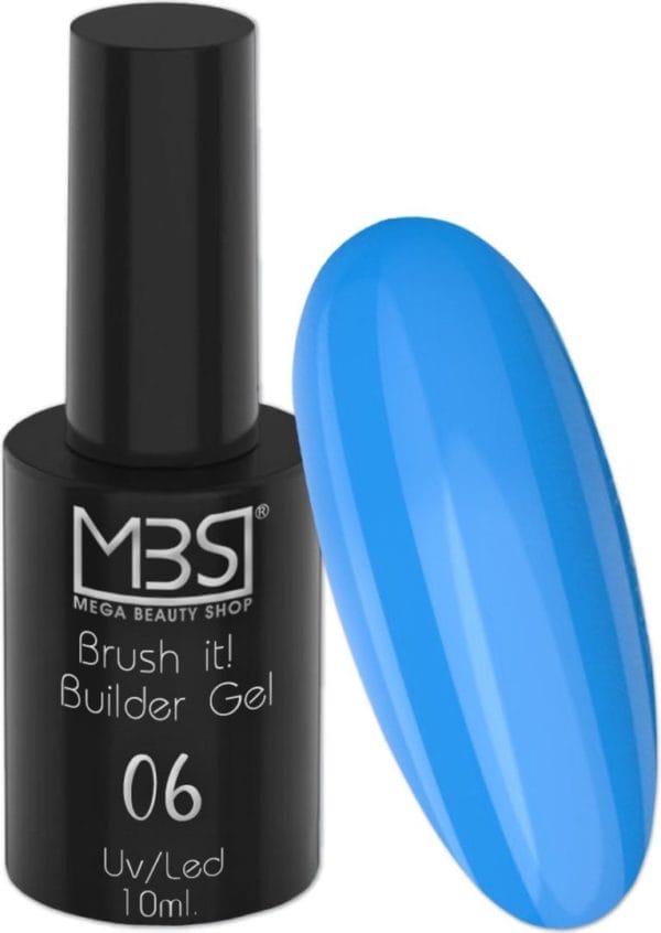 Build it gel- biab gel - builder- gelnagels- blauw - 10ml- uv/led