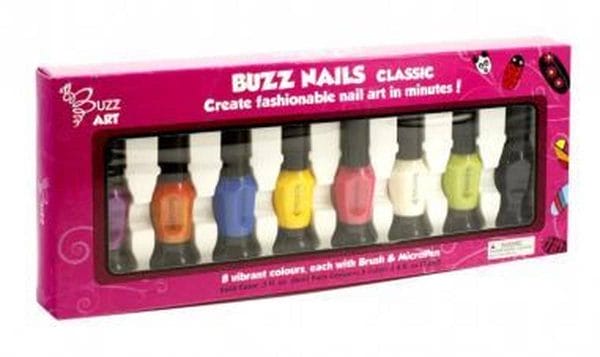 Buzz Nagellak Classic 8 kleuren kwast en pen